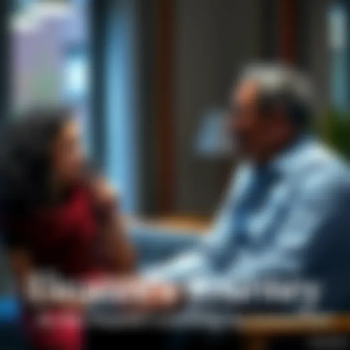 Eleanor sits with a friend, listening carefully during a heartfelt conversation, showing empathy and connection.