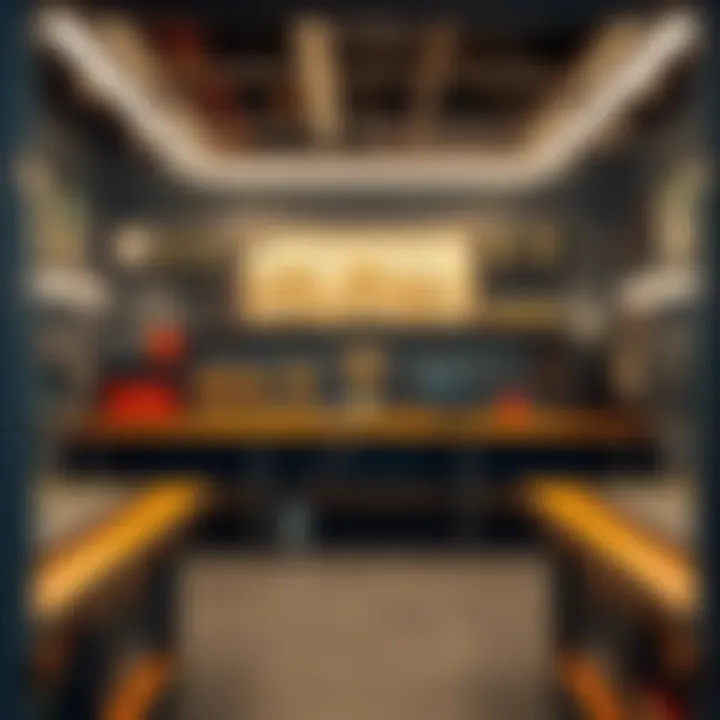 Screenshot of Electrician Simulator VR showing new trophies and workbench in a virtual environment