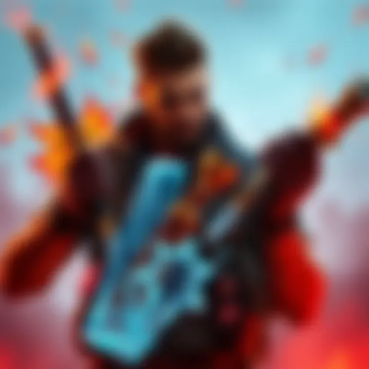 Weapon Choices Based on Elemental Damage A player examining weapons while confused about elemental damage effectiveness, showing fire, water, and ice elements in a game setting