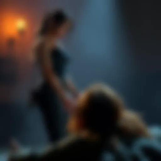 Ellie stands over Abby, torn between revenge and mercy in a dramatic scene from the game finale.