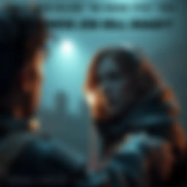 Scene showing Ellie witnessing the moment Joel is killed, highlighting her shock and despair.