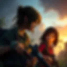 Ellie and Clementine prepare for battle, showcasing their unique strengths and strategies