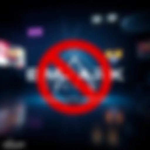 Embark Studios logo with a red cancel symbol overlay, symbolizing controversy and calls for cancellation amidst gaming challenges.