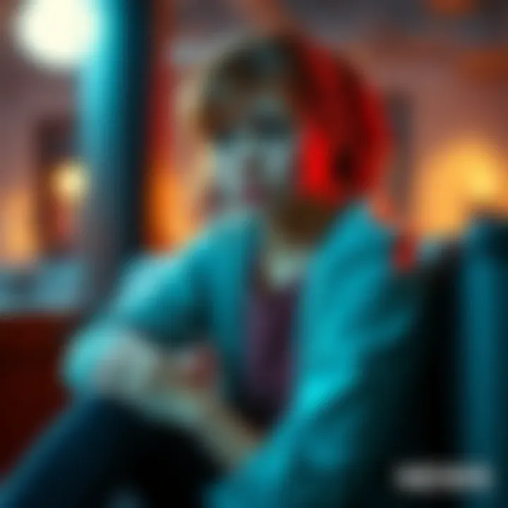 A young woman with a worried expression, sitting alone and reflecting on a prank she played, feeling guilty about her actions and their effect on her friends.