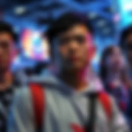 Emiru reacting to an assault at Twitchcon, showing concern and distress among attendees