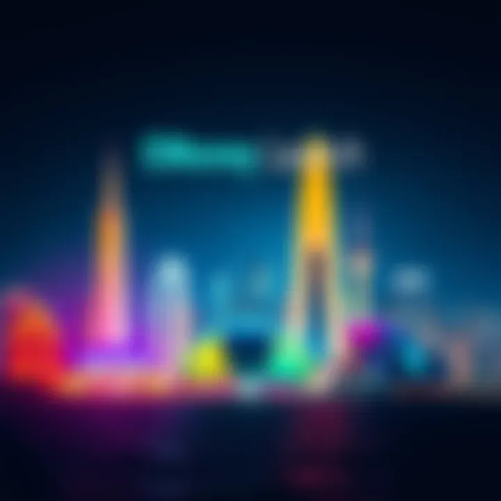 A promotional banner showcasing EMoney's launch in Florida, featuring local landmarks and the EMoney logo.