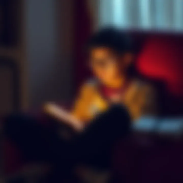 A person sitting in a cozy chair, immersed in a book, with a thoughtful expression as they react to a pivotal moment in the story.