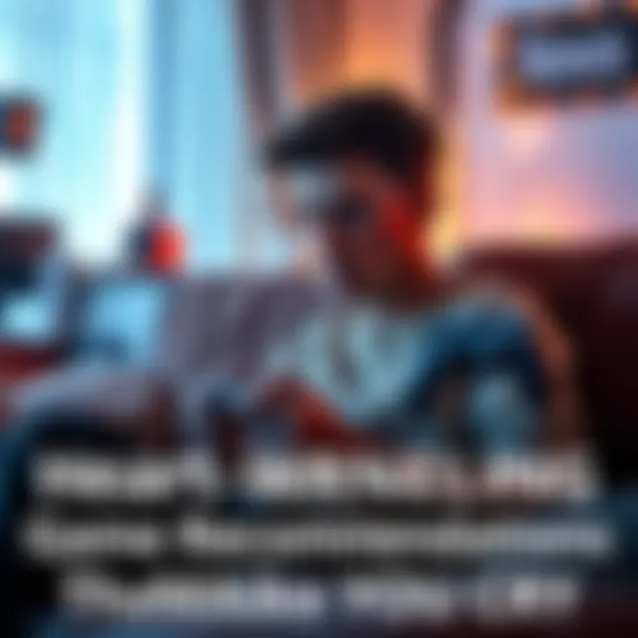 A person sitting on a couch, holding a game controller, visibly emotional while playing a video game
