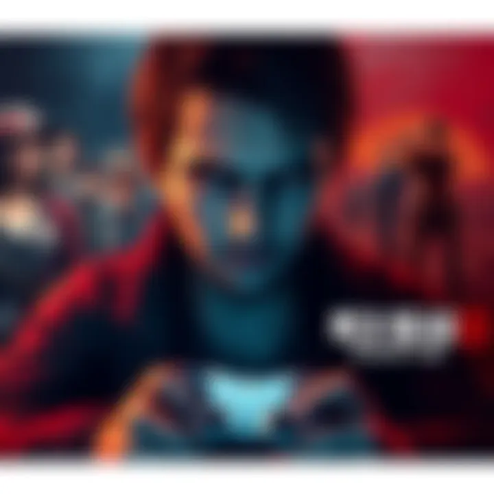 A gamer experiencing intense emotions while playing video games, surrounded by imagery from Resident Evil 2 Remake and Red Dead Redemption 2