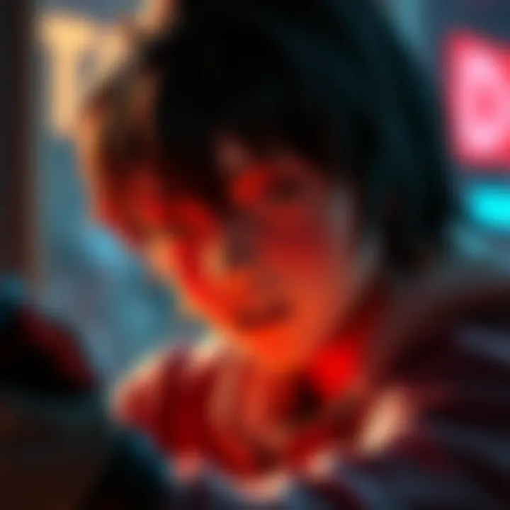 A character from a video game experiences a moment of deep emotion, reflecting powerful storytelling.