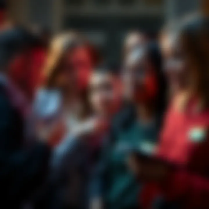 A group of people sharing heartfelt stories, some with tears in their eyes, showing connection and empathy during a conversation
