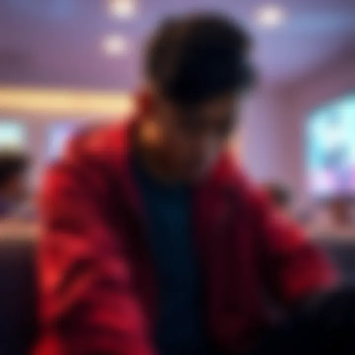 Emotional Reaction to Game A person sits with a downcast expression after playing a video game, reflecting feelings of anger and sadness from the story.