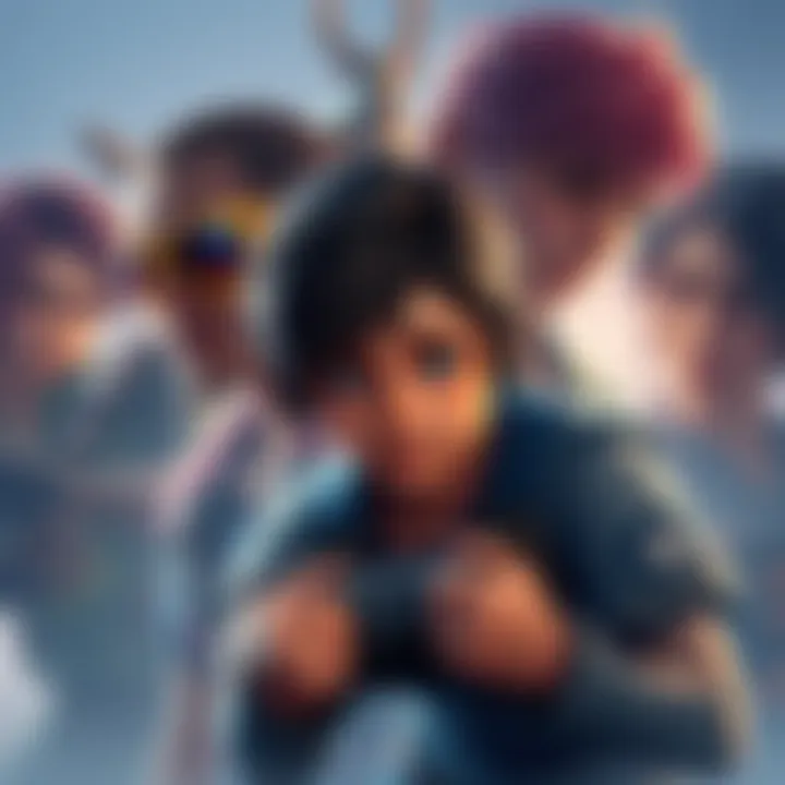 Emotional Video Game Characters Characters from various emotional video games, showing moments of joy and sadness, representing deep connections with players.