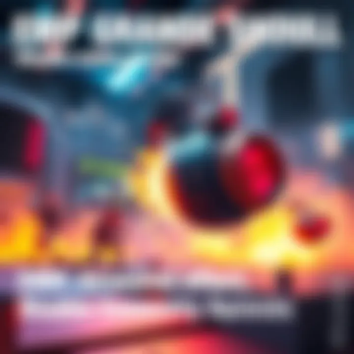 An EMP grenade exploding, disabling a futuristic Bubble Shield in a gaming environment