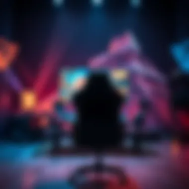 An empty gaming chair in front of a computer screen with a blurred game background, symbolizing the absence of dredge mains in the community.