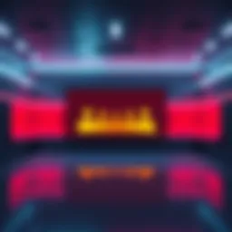 A gaming screen showing an empty multiplayer lobby with a few faded player icons and a chat box.