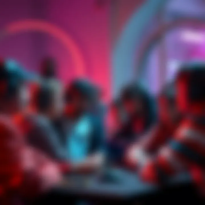 A group of gamers discussing changes in video game culture, reflecting on community values and player behavior.