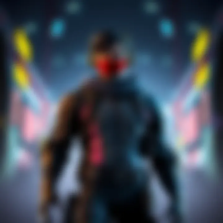 A character named Enforcer Fernando, wearing a striking limited skin, stands confidently in a gaming environment, ready for battle.