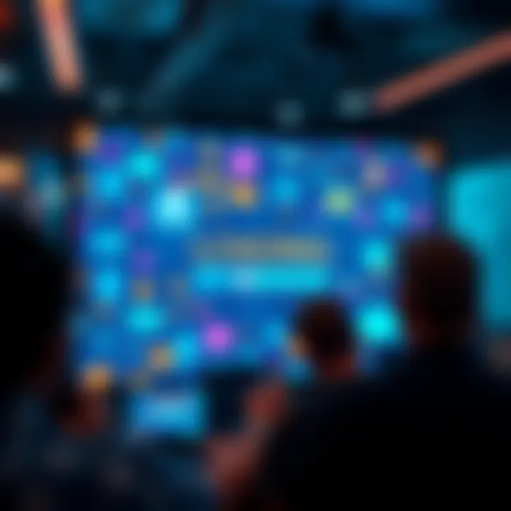 Colorful loading screen with interactive content to hold users' attention while waiting.