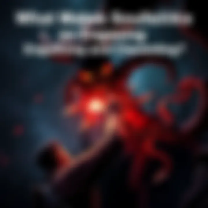 A player facing a challenging enemy in a dark, immersive game environment, showcasing intense gameplay and intricate design.