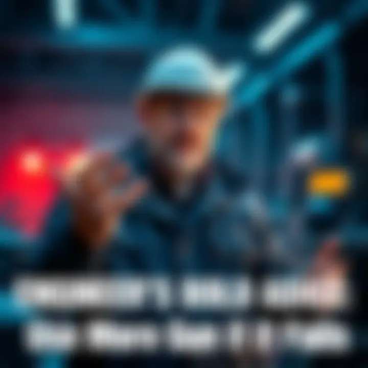 An engineer gestures emphatically while discussing solutions, showcasing determination and unconventional ideas