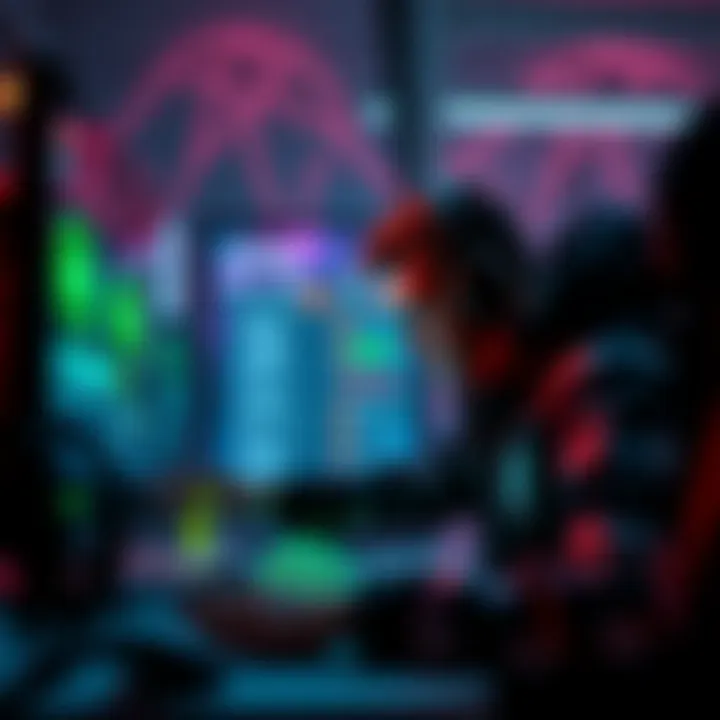 Enhancing PC Graphics A gamer adjusting settings on a PC to improve graphics for DSDC games