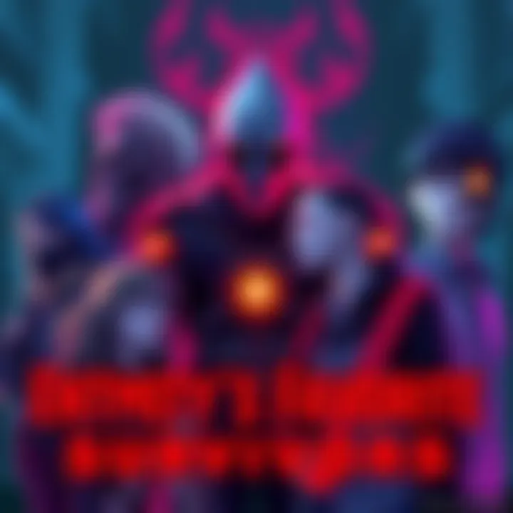 Illustration showing Ghost Face and Pyramid Head alongside other survivors, highlighting their connection to the entity's lore