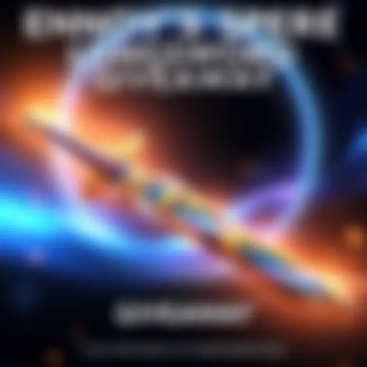 Envoy's Sphere Longsword Skin Giveaway A bright graphic featuring a longsword skin with a blue and gold design, promoting a 24-hour giveaway on forums. People are invited to comment for a chance to win.