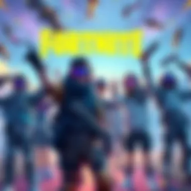 Epic Games OG Players A group of gamers celebrating exclusive cosmetics in a colorful Fortnite world, showcasing their unique outfits and accessories.