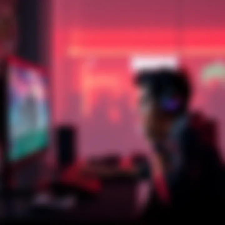 Person looking frustrated at a computer screen while trying to switch Epic Games account
