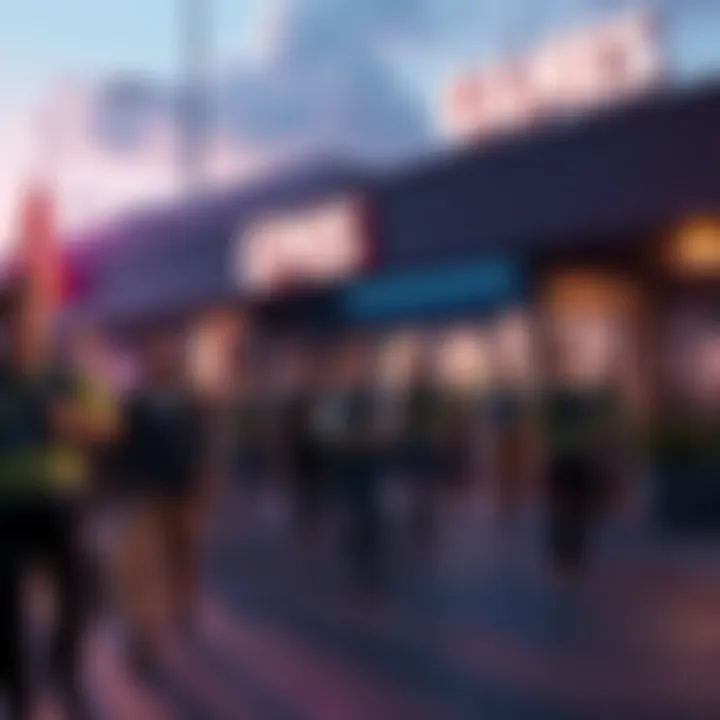 Epic Games Layoffs A group of unhappy workers leaving the Epic Games office after layoffs due to Fortnite's financial issues.