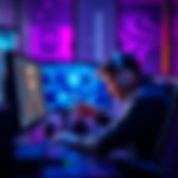 A person frustrated while trying to sign in to Epic Games account on a computer
