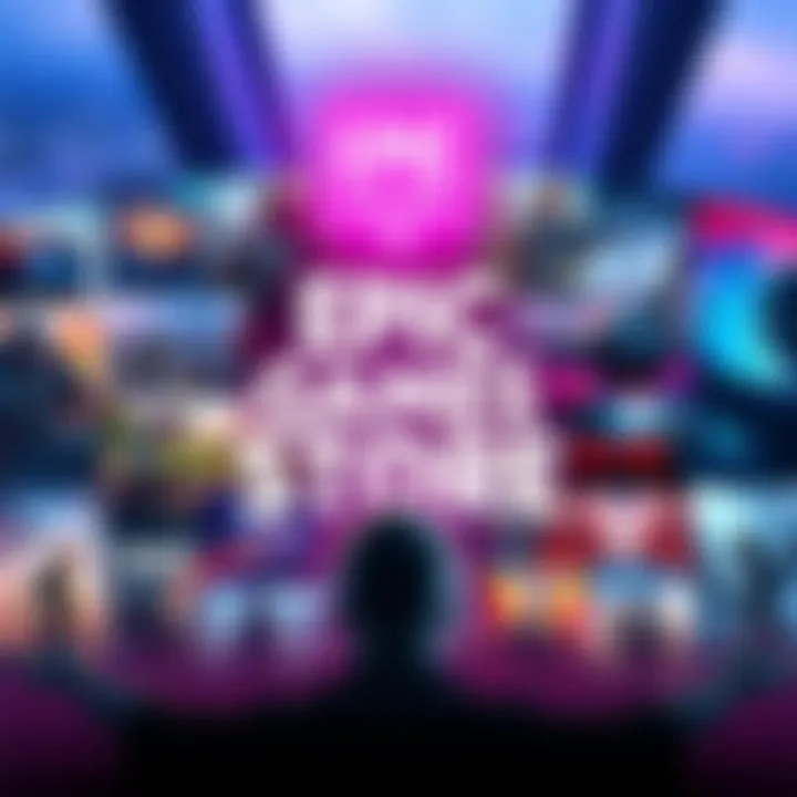Epic Games Store Highlights A collage of popular game titles released on the Epic Games Store in 2025, showcasing vibrant graphics and gameplay scenes.