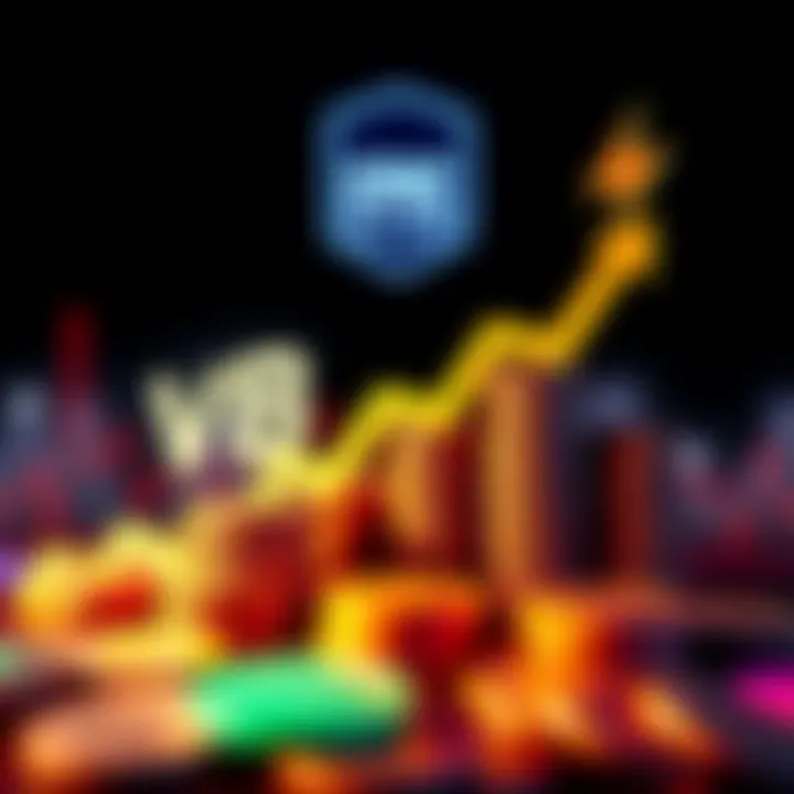 Epic Games vBucks Price Increase Epic Games logo with a rising graph and vBucks coins, symbolizing price increase and player backlash.