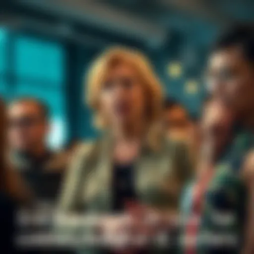 Erin Brockovich engages with a group of people discussing AI data centers