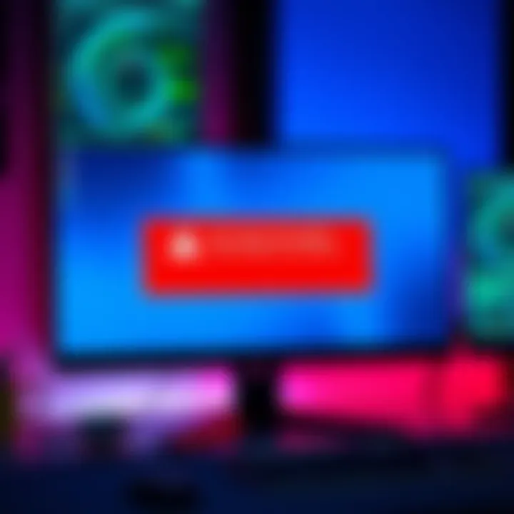 A computer screen displaying a common error notification with a troubleshooting icon.