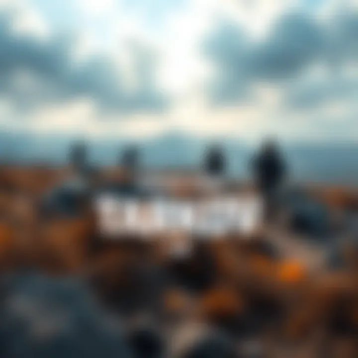 A digital art piece showing a dramatic landscape from Escape from Tarkov, featuring intense action scenes and soldiers in tactical gear, hinting at new game features and excitement for the 2025 release.