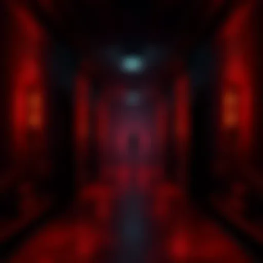 Cover art featuring dark, surreal hallways with unsettling lighting and a lone character exploring the space.