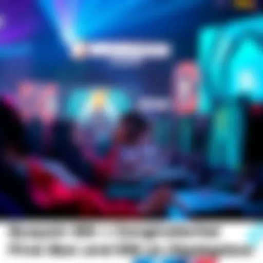 ESL Birmingham match featuring SD A competitive gaming scene showing players focused on their screens during ESL Birmingham, with SD character highlighted in action.