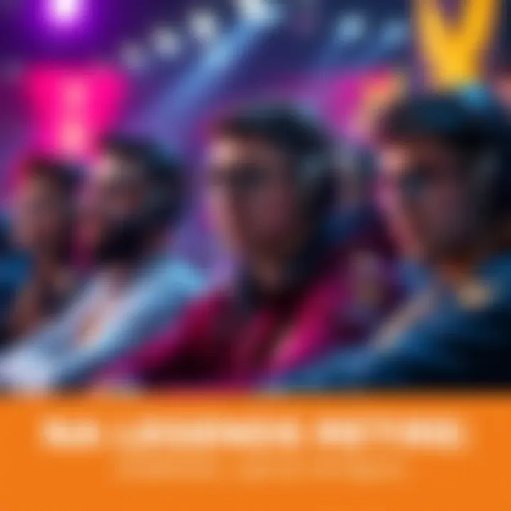 A group of esports players looking somber as they retire, symbolizing a shift in North America's esports scene.