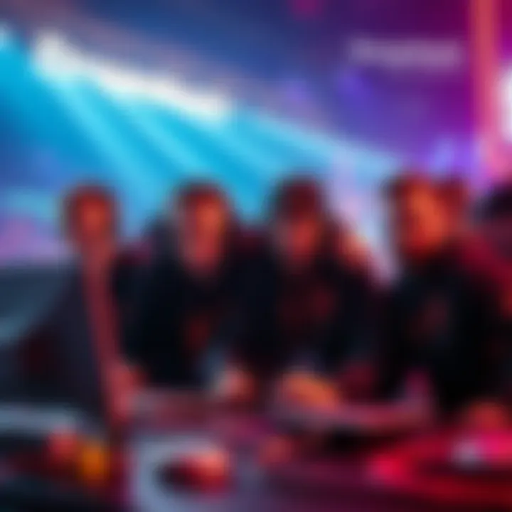 RyaNoob, Suspector, SuperCC, and Tapping Buttons preparing for competition at Dreamhack Atlanta