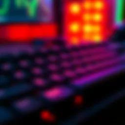 A keyboard showing common gaming keybinds like WASD, crouch, reload, and interact for PC gamers.