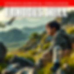 Ethan struggles to survive in the rugged terrain of Rhodes Hill, facing natural challenges and obstacles.