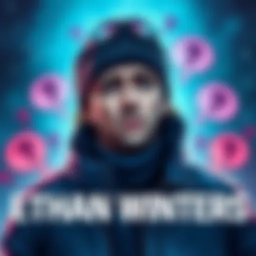 Fan art depicting Ethan Winters, the main character, expressing concern about his absence in Requiem, surrounded by question marks and discussion bubbles.