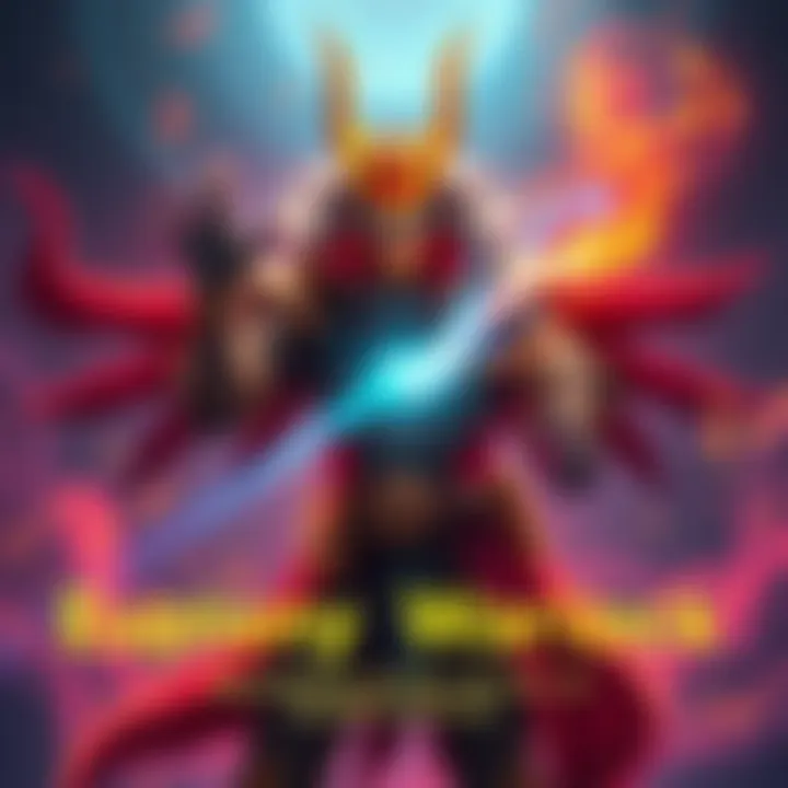 A character known as the Euphony Warlock shaping sound waves to control the environment, surrounded by vibrant musical notes and echoes.