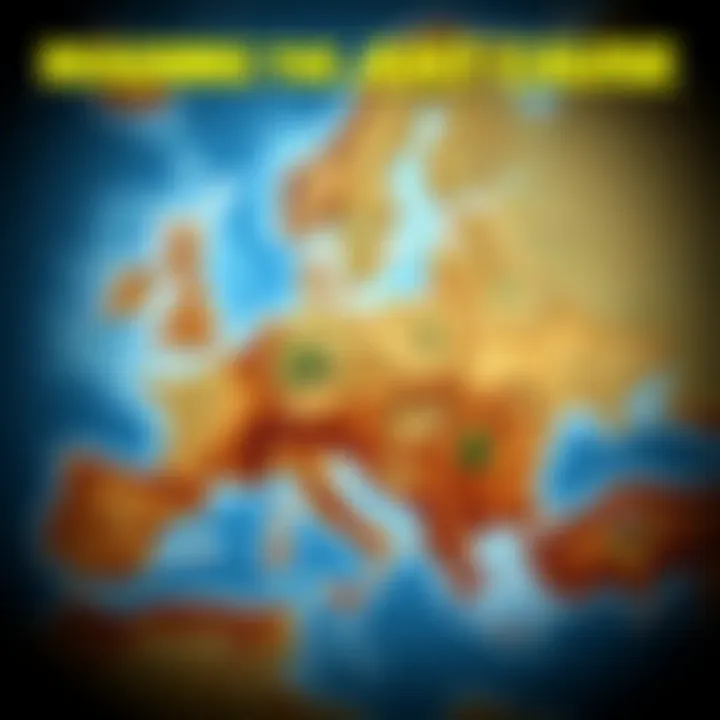 A map of Europe showcasing various countries that could serve as potential settings for a new Just Cause game, highlighting distinct geographical features