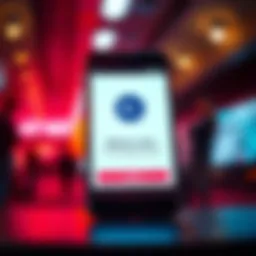 Event Alert Notification A smartphone displaying a mission alert notification with a bright background