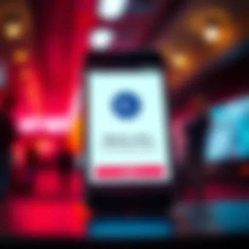 Event Alert Notification A smartphone displaying a mission alert notification with a bright background