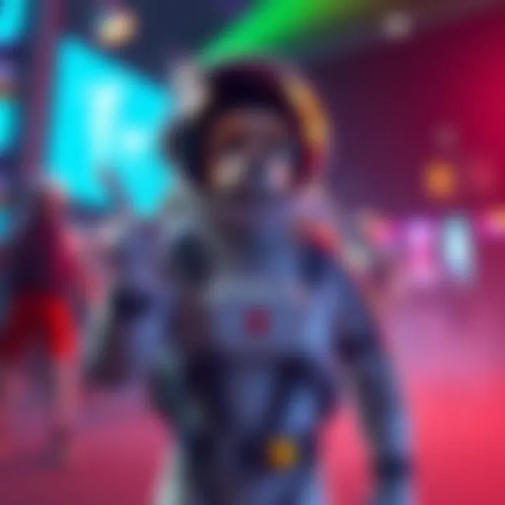 A special emote featuring a character in a space suit, celebrating a week-long dog ban event