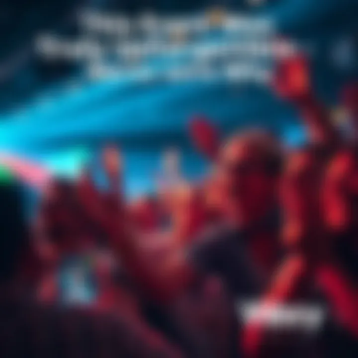 A lively crowd enjoying a memorable event filled with laughter and excitement